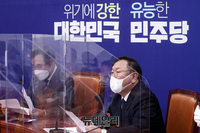 [포토] 최고위 참석한 김태년 더불어민주당 원내대표