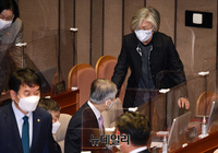 [포토] 본회의 참석한 강경화 외교부 장관