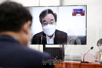 [포토] 화상 최고위 참석한 이낙연 더불어민주당 대표
