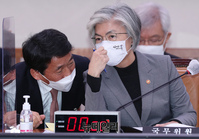 [포토] 외통위 출석한 강경화 장관