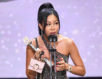 [포토] SBS연예대상, 신인상 수상한 제시 "재석오빠 컴온"