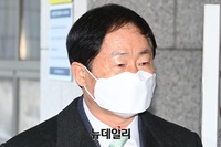 [포토] 패스트트랙 공판 출석하는 주광덕 전 의원