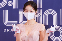 [포토] 김규선, 마스크로 가려지지 않는 미모