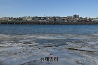 [포토] 가장 춥다는 '소한(小寒)' 추위에 얼어붙은 한강