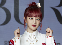 [포토] 여자아이들 민니 "타이틀 '화'로 컴백합니다"