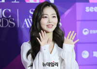 [포토] ‘2020 APAN 뮤직 어워즈’ HYNN(박혜원), 남심 녹이는 미소