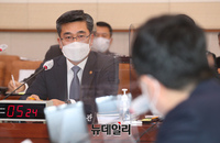 [포토] 국회 법사위 찾은 서욱 국방부 장관