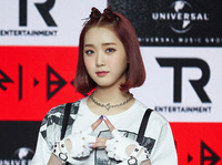 [포토] 트라이비 미레 "오늘 데뷔했어요"