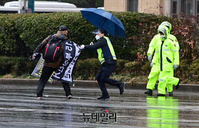 [포토] 광화문 공사+경찰 펜스, 집합금지 원천차단