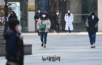 [포토] 아침 꽃샘추위, 낮부터 풀려 일교차 큰 날씨