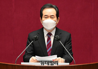 [포토] 시정연설 하는 정세균 국무총리