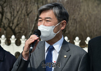 [포토] 北인권을 위한 화요집회 참석한 조태용 의원