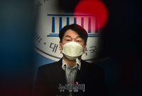 [포토] 안철수 "서울시장 되면 국민의힘 합당 추진하겠다"