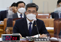 [포토] 의원들의 질문에 답하는 서욱 국방부 장관