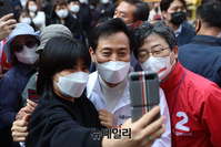 [포토] 오세훈 후보 지원나선 유승민 선대위원장