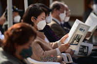 [포토] 건국대통령 이승만 탄신 146주년 기념식 참석한 전희경