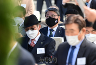 [포토] 이승만 탄신 146주년 기념식 참석한 조원진 우리공화당 대표