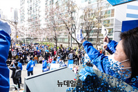 [포토] 박영선 민주당 서울시장 후보 성북구 집중유세