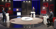 [포토] 100분토론서 맞붙은 박영선·오세훈