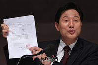 [포토] 관훈토론회 기조연설하는 오세훈