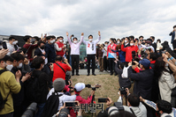 [포토] 선거 마지막 주말, 세빛섬 찾은 오세훈-안철수