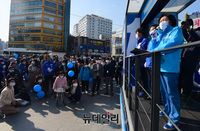 [포토] 발산역 찾은 박영선 서울시장 후보