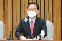 [포토] 발언하는 주호영 국민의힘 당대표 권한대행