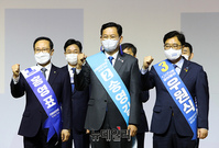 [포토] 민주당 당대표 선출을 위한 광주·전남·제주 합동연설회