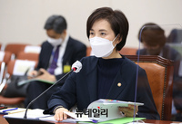 [포토] 교육위 출석한 유은혜 장관