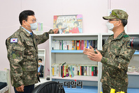 [포토] 군부대 찾은 송영길 더불어민주당 대표