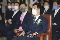 [포토] 73주년 국회 개원식 참석한 김기현 원내대표