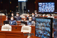 [포토] 국회 원격영상 본회의 시연회