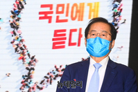 [포토] 인뎁스조사 결과 국민보고대회서 발언하는 홍준표 의원