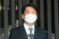 [포토] 윤석열 전 총장과 회동 마친 안철수 국민의당 대표