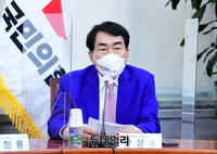 [포토] 발언하는 안상수 국민의힘 경선 예비후보