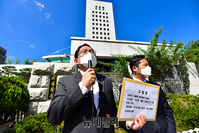 [포토] 최대집, 한미연합훈련 연기 주장 국회의원 74인 검찰 고발
