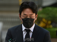 [포토] 프로포폴 투약 혐의로 첫 재판 출석하는 하정우