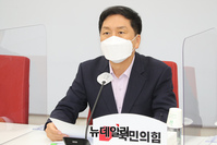 [포토] 최고위원 간담회, 발언하는 김기현 원내대표