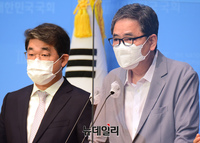 [포토] 곽상도 "민주당 일방적 법안심사 중단해야"