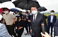 [포토] 국회 세종의사당 후보지 방문한 윤석열 