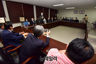 [포토] 국민의힘 충북도당 찾은 윤석열