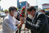 [포토] 춘천 닭갈비 골목 찾은 윤석열