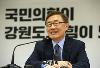 [포토] 강원지역 기자 만난 최재형