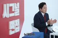 [포토] '국민 시그널 면접' 참석한 원희룡 후보