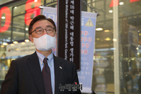 [포토] 박근혜 전 대통령 생가터 찾은 최재형 예비후보