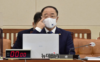 [포토] 국회 출석한 홍남기 경제부총리