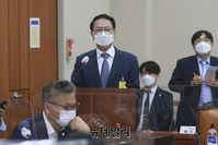 [포토] 정무위 국정감사 출석한 정승인 BBQ 사장