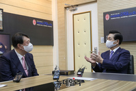 [포토] 여의도 순복음교회 찾은 윤석열 예비후보