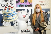 [포토] 낸시랭 개인전 '버블코코' 전시 오픈