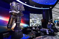 [포토] 한화, 누리호 '75톤 액체로켓 엔진' 실물 공개